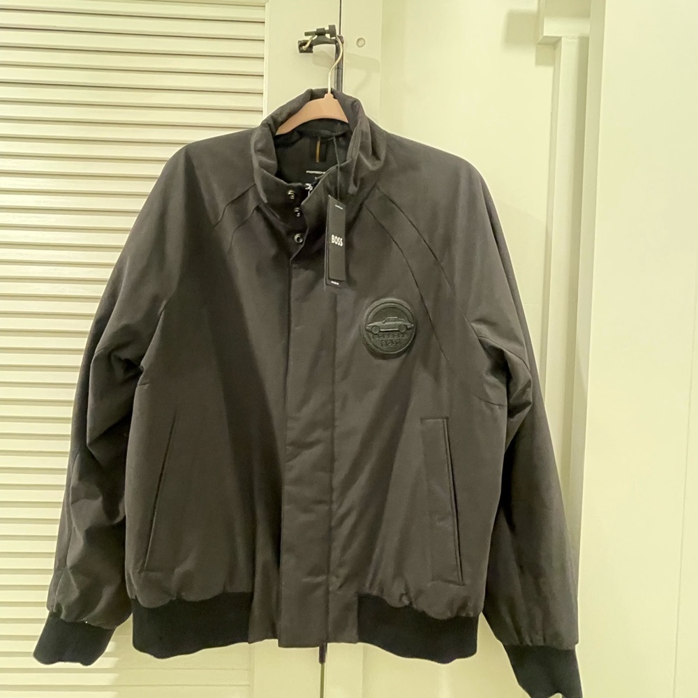 Authentic BOSS x Porsche collaboration jacket, model Carboro Bomber